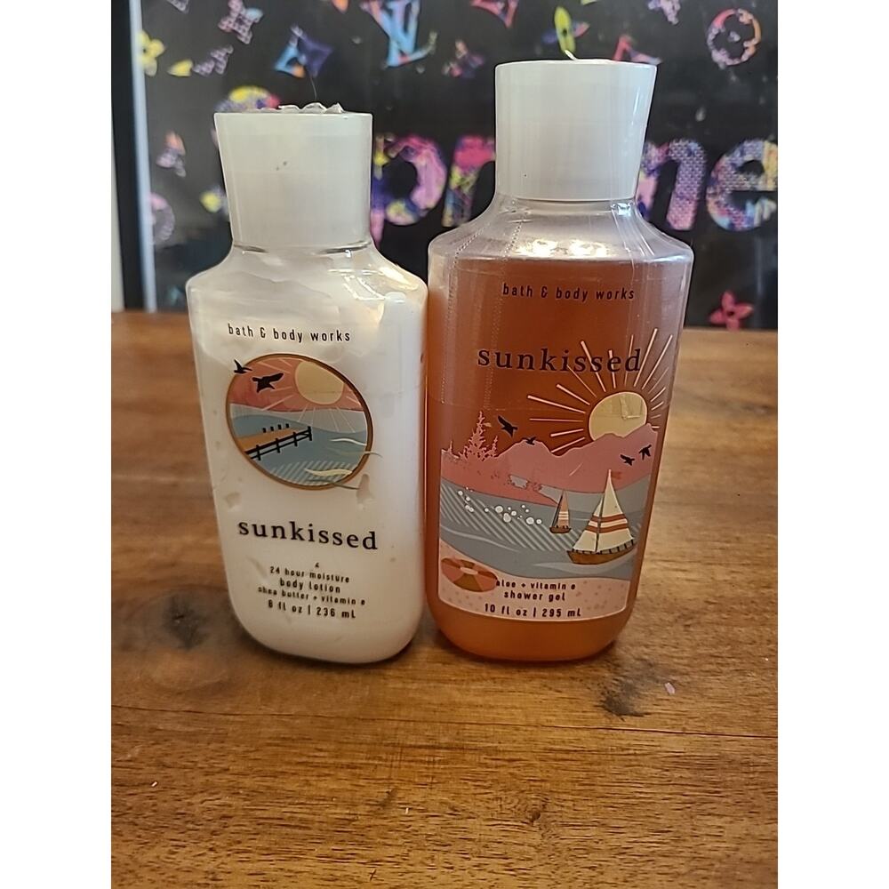 BATH & BODY WORKS Sunkissed SHOWER GEL BODY WASH 10 FL OZ NEW